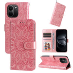 For Xiaomi Redmi Note 17 Pro+ 5G Case Sunflower Imprint Leather Wallet Phone Cover