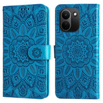 For Xiaomi Redmi Note 17 Pro+ 5G Case Sunflower Imprint Leather Wallet Phone Cover