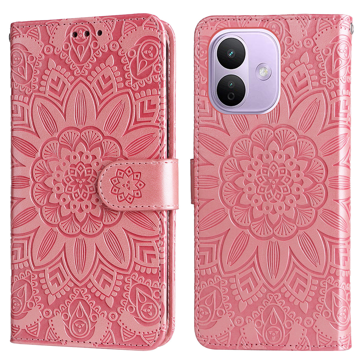 For Xiaomi Redmi Note 17 Pro 5G Case Sunflower Imprint Leather Wallet Phone Cover