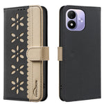 BINFEN COLOR for Xiaomi Redmi Note 17 Pro 5G BF36 Leather Case Floral Pattern Phone Cover RFID Blocking Wallet Stand