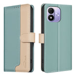 BINFEN COLOR for Xiaomi Redmi Note 17 Pro 5G Leather Case Splicing Color RFID Blocking Wallet Stand Phone Cover