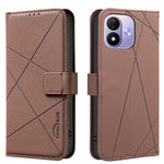 BINFEN COLOR for Xiaomi Redmi Note 17 Pro 5G BF35 Case Geometry Imprinted Leather Phone Cover RFID Blocking Wallet Stand