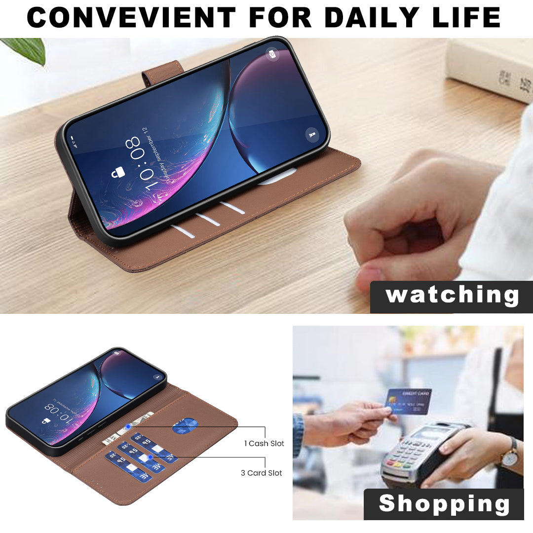 BINFEN COLOR for Xiaomi Redmi Note 17 Pro 5G BF35 Case Geometry Imprinted Leather Phone Cover RFID Blocking Wallet Stand