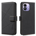 BINFEN COLOR for Xiaomi Redmi Note 17 Pro 5G BF35 Case Geometry Imprinted Leather Phone Cover RFID Blocking Wallet Stand