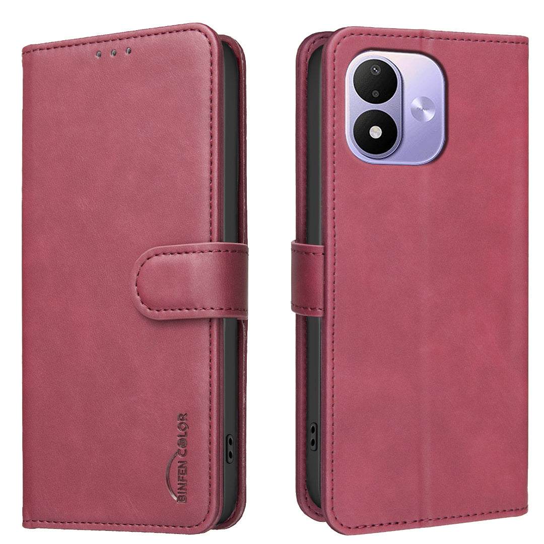 BINFEN COLOR for Xiaomi Redmi Note 17 Pro 5G BF37 Case RFID Blocking Wallet Stand Leather Phone Cover