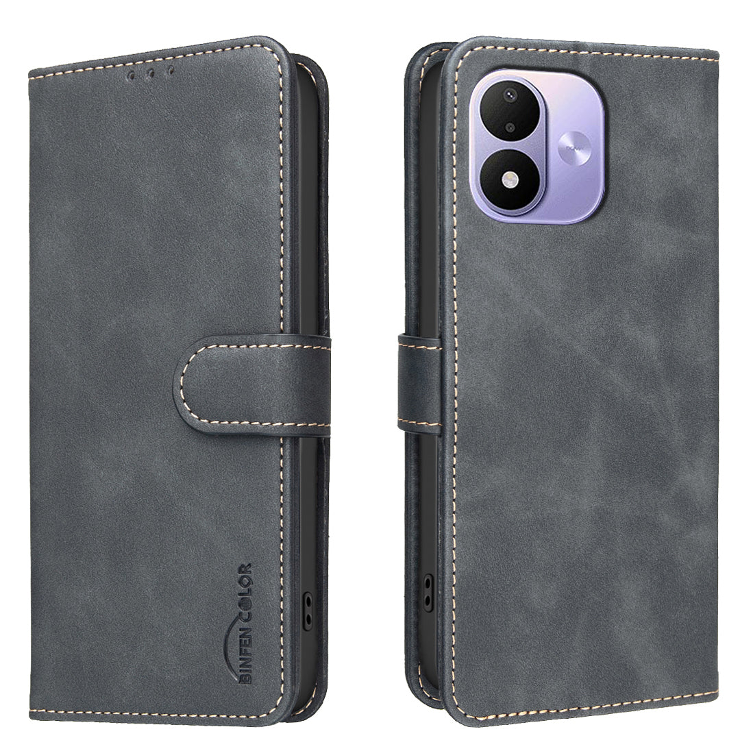 BINFEN COLOR for Xiaomi Redmi Note 17 Pro 5G BF37 Case RFID Blocking Wallet Stand Leather Phone Cover