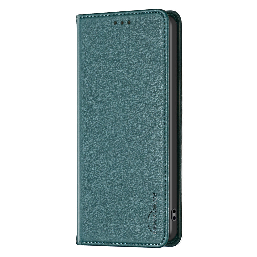 BINFEN COLOR for Xiaomi Redmi Note 17 Pro 5G Leather Case  BF18 Phone Stand Cover with Card Slots