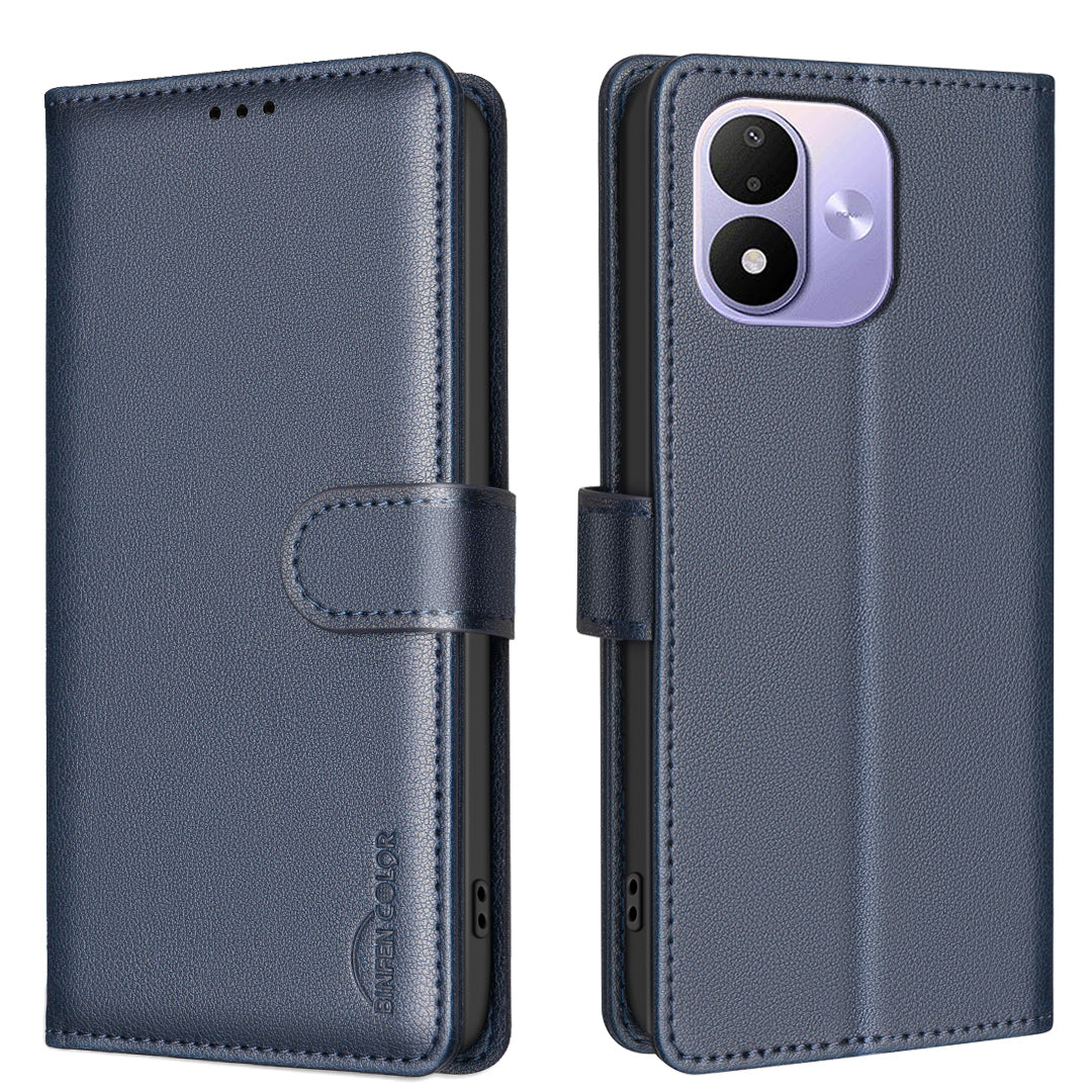 BINFEN COLOR for Xiaomi Redmi Note 17 Pro 5G BF32 Leather Case Wallet RFID Blocking Phone Cover