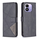 BINFEN COLOR for Xiaomi Redmi Note 17 Pro 5G Phone Case Wallet Stand Geometry Imprinted Leather Cover