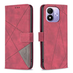 BINFEN COLOR for Xiaomi Redmi Note 17 Pro 5G Phone Case Wallet Stand Geometry Imprinted Leather Cover