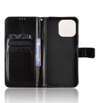 For OnePlus N6 4G PU Leather Case with Strap Crazy Horse Texture Phone Wallet Cover