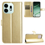 For OnePlus N6 4G PU Leather Case with Strap Crazy Horse Texture Phone Wallet Cover