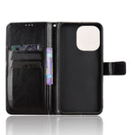For Xiaomi Redmi Note 17 Pro 5G (Global) PU Leather Case with Strap Crazy Horse Texture Phone Wallet Cover
