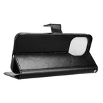 For Xiaomi Redmi Note 17 Pro 5G (Global) PU Leather Case with Strap Crazy Horse Texture Phone Wallet Cover