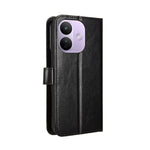 For Xiaomi Redmi Note 17 Pro 5G (Global) PU Leather Case with Strap Crazy Horse Texture Phone Wallet Cover