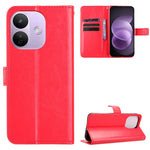 For Xiaomi Redmi Note 17 Pro 5G (Global) PU Leather Case with Strap Crazy Horse Texture Phone Wallet Cover