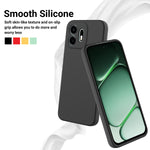 For OnePlus N6 4G Liquid Silicone Case Phone Back Cover with Hand Strap