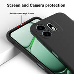 For OnePlus N6 4G Liquid Silicone Case Phone Back Cover with Hand Strap