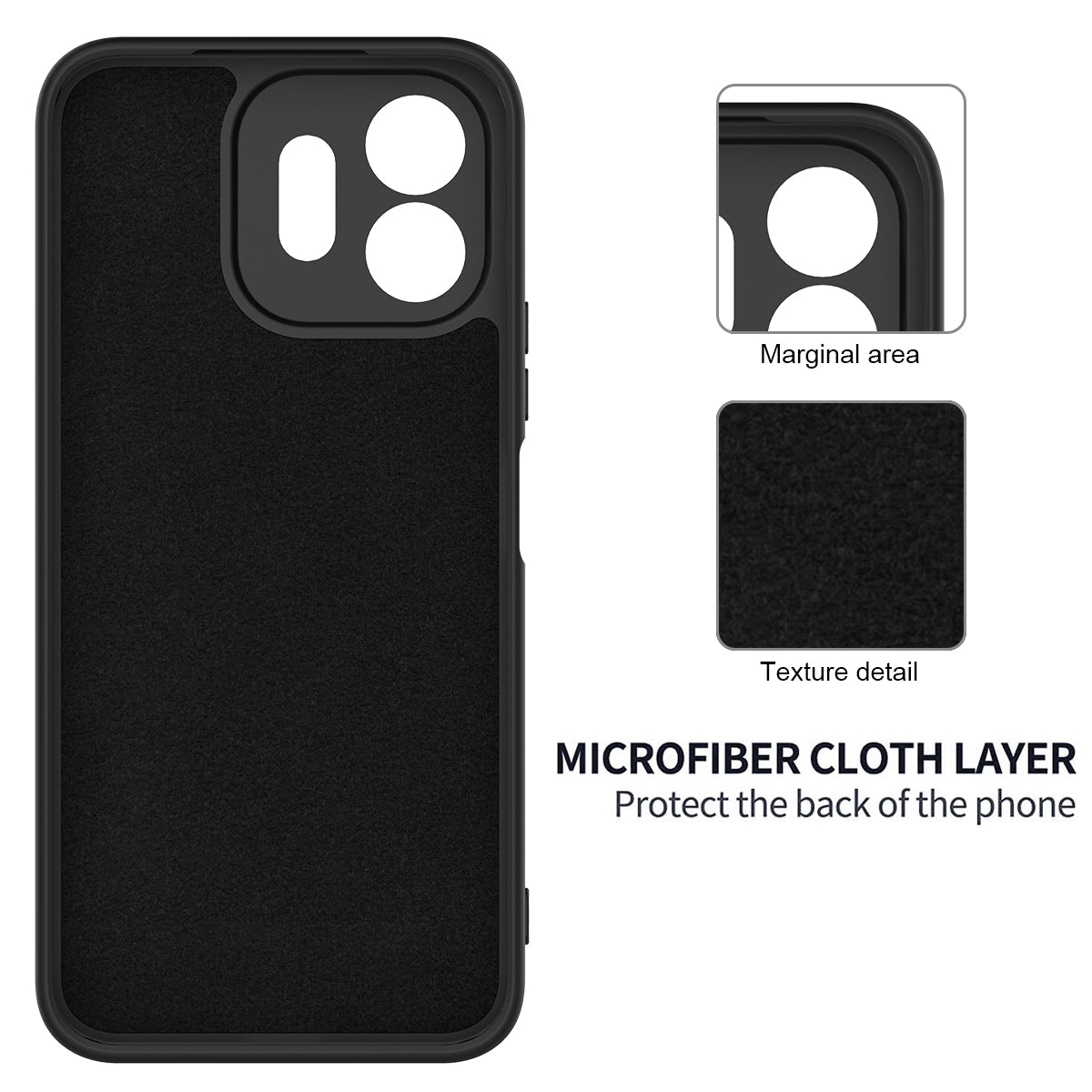For OnePlus N6 4G Liquid Silicone Case Phone Back Cover with Hand Strap