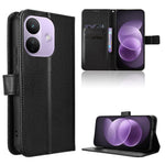 For Xiaomi Redmi Note 17 Pro 5G (Global) Leather Wallet Case with Strap Diamond Texture Phone Cover