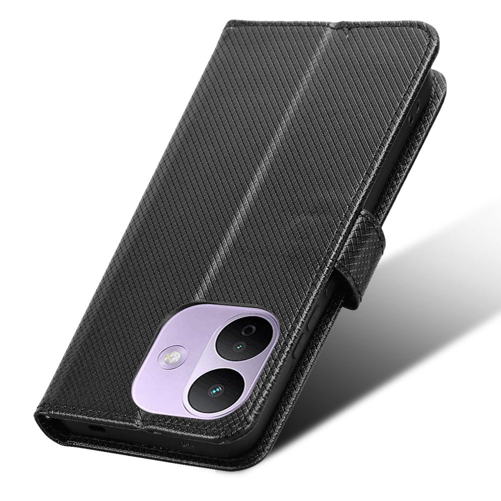 For Xiaomi Redmi Note 17 Pro 5G (Global) Leather Wallet Case with Strap Diamond Texture Phone Cover