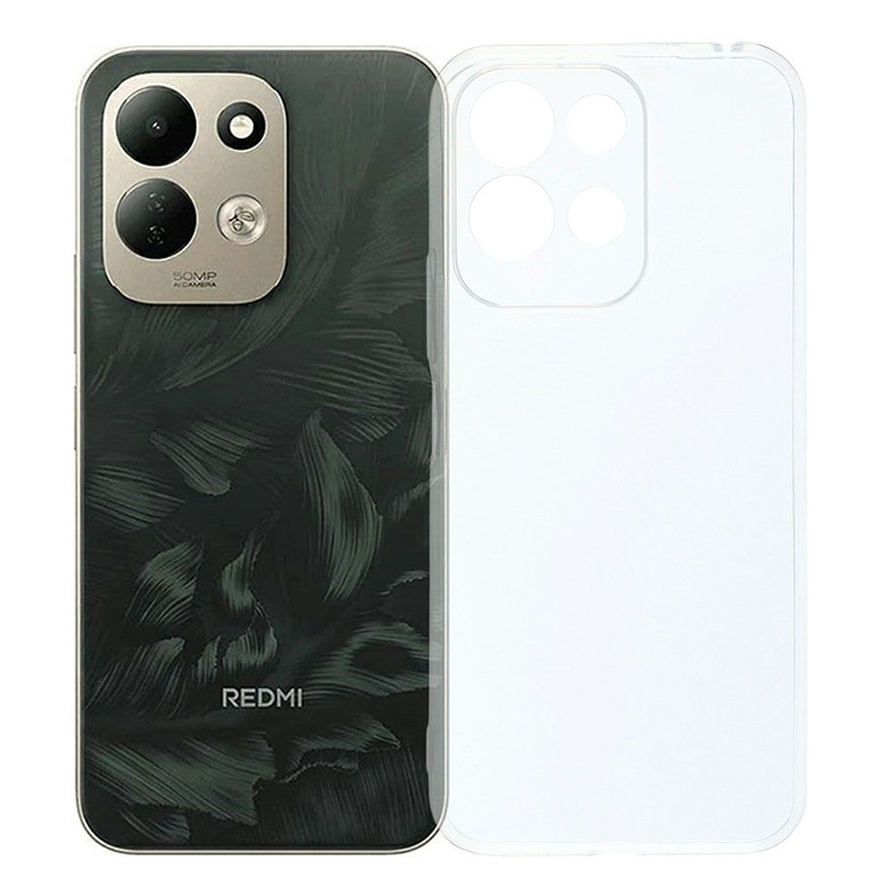 For Xiaomi Redmi 17 4G / 17 5G Back Cover Ultra Thin Flexible TPU Clear Phone Case