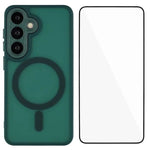 WANLONFENG til Samsung Galaxy S26 FE QB Series Magnetisk Cover PC TPU Telefoncover med Skærmbeskyttelse