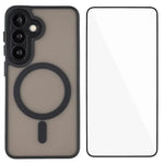WANLONFENG til Samsung Galaxy S26 FE QB Series Magnetisk Cover PC TPU Telefoncover med Skærmbeskyttelse