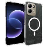 WANLONFENG TM1-serie magnetisk cover til Xiaomi Redmi 17 5G / Xiaomi Redmi 17 4G, 2,0 mm, transparent TPU-bagside
