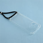 For Xiaomi Redmi Note 17 Pro 5G Case Reinforced Corner TPU Clear Phone Cover with Lanyard