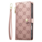 For Xiaomi Redmi Note 17 Pro Max 5G / Note 17 Pro+ 5G Leather Case Hearts Imprint Zipper Pocket Wallet Phone Cover with Short and Long Straps