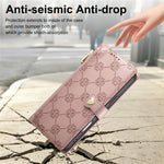 For Xiaomi Redmi Note 17 Pro Max 5G / Note 17 Pro+ 5G Leather Case Hearts Imprint Zipper Pocket Wallet Phone Cover with Short and Long Straps