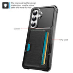 For Samsung Galaxy A27 5G Case Card Slot Leather + TPU Defender Phone Cover