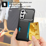 For Samsung Galaxy A27 5G Case Card Slot Leather + TPU Defender Phone Cover