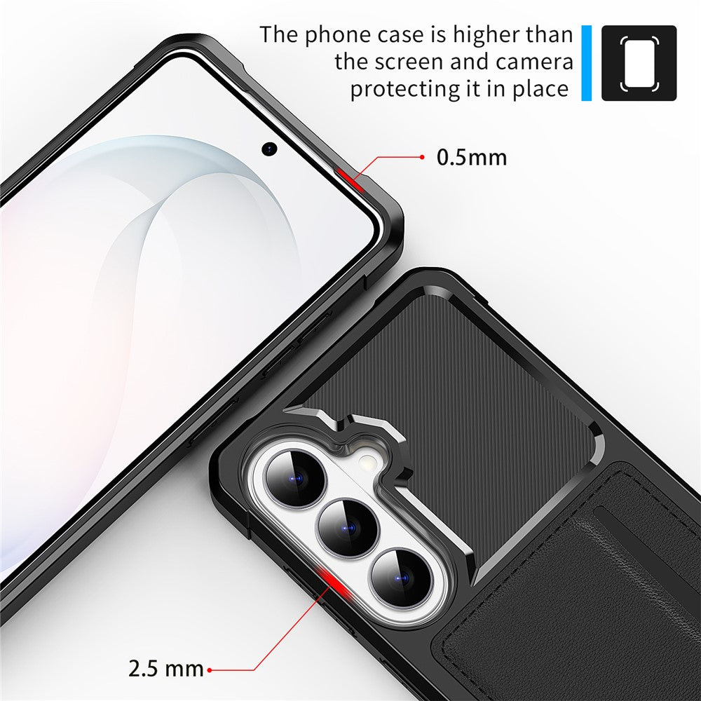 For Samsung Galaxy A27 5G Case Card Slot Leather + TPU Defender Phone Cover