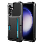 For Samsung Galaxy S26 FE Case Card Slot Leather + TPU Defender Phone Cover