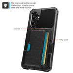 For Samsung Galaxy S26 FE Case Card Slot Leather + TPU Defender Phone Cover