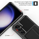 For Samsung Galaxy S26 FE Case Card Slot Leather + TPU Defender Phone Cover