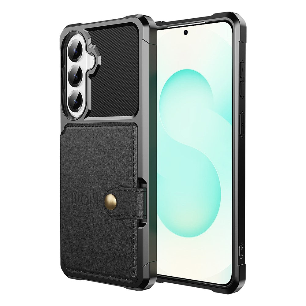 For Samsung Galaxy A27 5G Case with Card Holder PU Leather + TPU Phone Back Cover