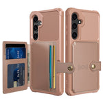 Til Samsung Galaxy S26 FE cover med kortholder PU-læder + TPU telefonbagside