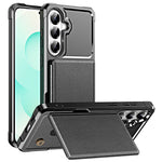 For Samsung Galaxy A27 5G Case Card Slot Kickstand Leather + TPU Reinforced Corner Phone Cover
