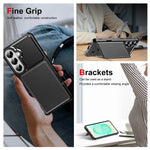 For Samsung Galaxy A27 5G Case Card Slot Kickstand Leather + TPU Reinforced Corner Phone Cover