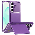 For Samsung Galaxy A27 5G Case Card Slot Kickstand Leather + TPU Reinforced Corner Phone Cover
