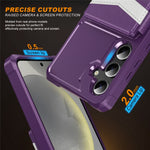 For Samsung Galaxy S26 FE Case RFID Blocking Card Slot Kickstand Leather + TPU Phone Cover