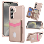 For Samsung Galaxy S26 FE Case RFID Blocking Card Slot Kickstand Leather + TPU Phone Cover