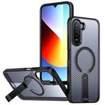 Xiaomi Redmi A7 Pro 4G (171.56mm) / Redmi A7 Pro 5G / Poco C85x 5G / Poco C81 4G / Poco C81 Pro 4G Magnetiskt skal Stativ Rutstruktur TPU PC mobil Baksida