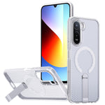 Xiaomi Redmi A7 Pro 4G (171.56mm) / Redmi A7 Pro 5G / Poco C85x 5G / Poco C81 4G / Poco C81 Pro 4G Magnetiskt skal Stativ Rutstruktur TPU PC mobil Baksida