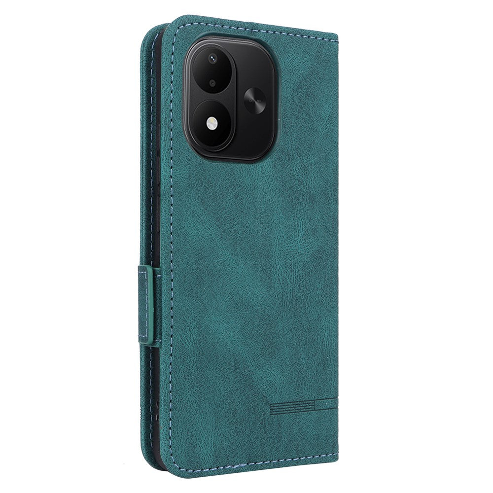 Phone Case For Xiaomi Redmi Note 17 4G (Global) / Note 17 5G (Global) / Note 17 (India / China) 5G Leather Wallet Flip Phone Cover with Hardware Decor