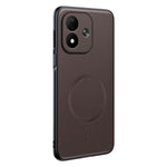 For Xiaomi Redmi Note 17 4G (Global) / Note 17 5G (Global) / Note 17 (India / China) 5G Magnetic Case Leather Coated TPU + PC Phone Cover