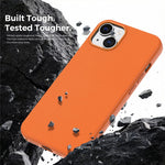 For iPhone 13  /  14 Magnetic Case Tech Fabric Coated TPU + PC Anti-Drop Phone Cover